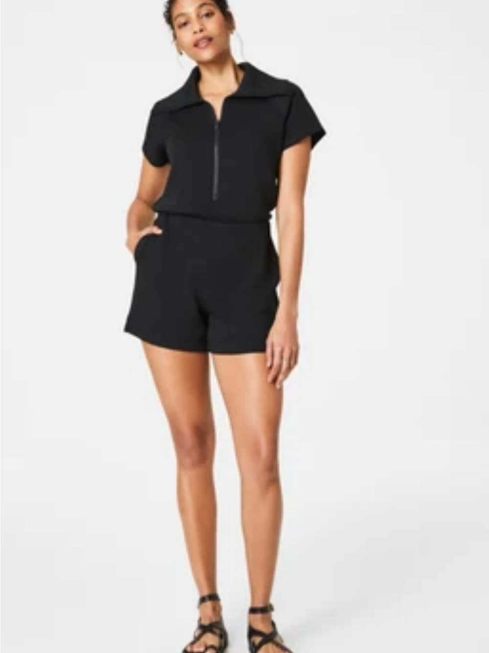 SPANX® AirEssentials Half-Zip Jumpsuit